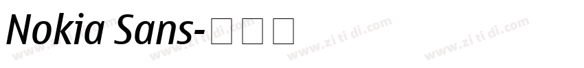 Nokia Sans字体转换